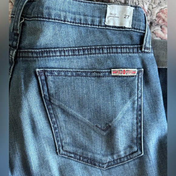 Hudson Tally Unfamed Hem Skinny Cropped Jeans 27 - Picture 7 of 7